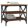 vidaXL Table d'appoint Chêne marron 55x38x45 cm Bois d'ingénierie