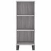 vidaXL Buffet sonoma gris 34,5x32,5x90 cm bois d'ingénierie
