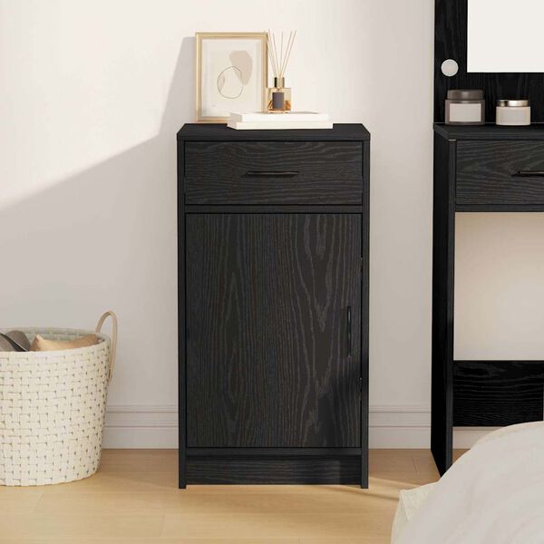 vidaXL Buffet Chêne noir 40 x 40.5 x 75 cm Bois d'ingénierie