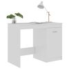 vidaXL Bureau Blanc brillant 100x50x76 cm Bois d&rsquo;ing&eacute;nierie
