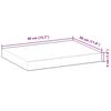 vidaXL Dessus de table 40x30x4 cm rectangulaire bois massif d'acacia
