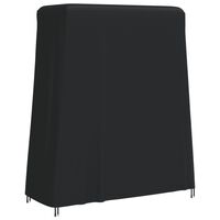 vidaXL Housse de table de ping-pong noir 165x70x185 cm oxford 420D
