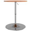 vidaXL Table de bar &Oslash;60x89,5 cm bois massif de h&ecirc;tre