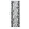 vidaXL Tapis BCF Gris 100x300 cm
