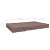 vidaXL Coussins de plancher de palette lot de 5 Taupe Coton