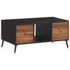 vidaXL Table basse 90x50x41 cm teck de r&eacute;cup&eacute;ration massif