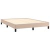 vidaXL Cadre de lit sans matelas cappuccino 140x190 cm similicuir