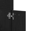 vidaXL Ensemble de meubles salle de bain 2 pcs ch&ecirc;ne noir