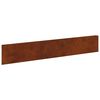 vidaXL Bordure de Pelouse 20 pc 100 x 18 cm Acier Rouill&eacute;
