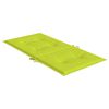vidaXL Coussins de chaise de jardin &agrave; dossier bas lot de 4 vert vif