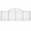 vidaXL Paniers &agrave; gabions arqu&eacute;s 40 pcs 200x50x60/80 cm fer galvanis&eacute;