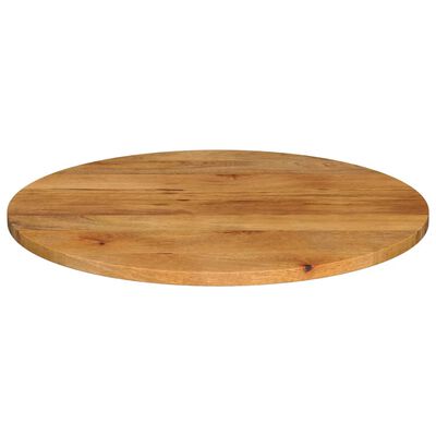 vidaXL Dessus de table Ø 70x3,8 cm rond bois de manguier massif