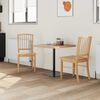 vidaXL Chaises de salle &agrave; manger 2 pcs Naturel 50 x 52,5 x 91 cm