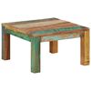 vidaXL Table basse 60x60x35 cm Bois de r&eacute;cup&eacute;ration massif