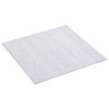 vidaXL Dalles de plancher autoadh&eacute;sives 5,11 m&sup2; PVC blanc