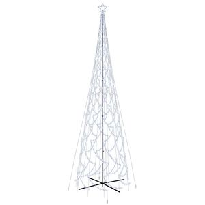 vidaXL Arbre de No&euml;l c&ocirc;ne 3000 LED Blanc froid 230x800 cm