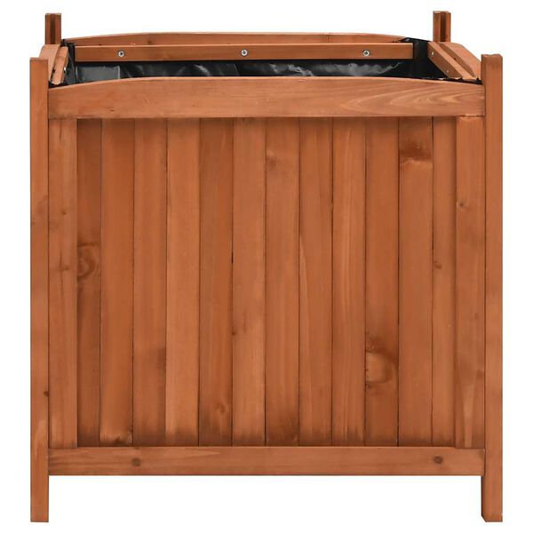 vidaXL Jardinières surélevées 2 pcs 50x50x50 cm Bois de sapin