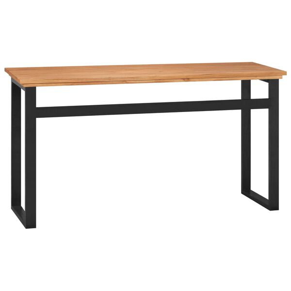vidaXL Bureau 120x45x75 cm Bois de teck solide