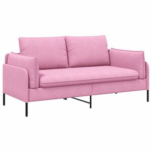 vidaXL Sofa 2 places Rose 188 x 81 x 89 cm Tissu