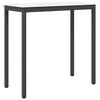 vidaXL Table de bar Blanc 110 x 55 x 105 cm Bois de pin massif