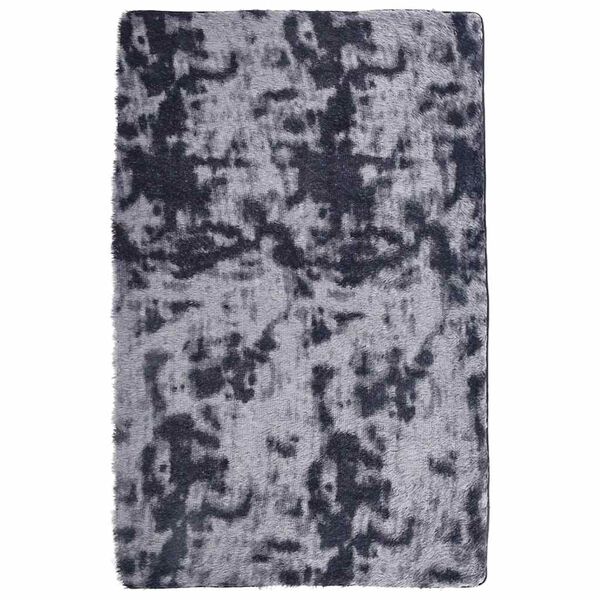 vidaXL Tapis Shaggy &agrave; poils longs NAVARRA gris fonc&eacute; 130x200 cm