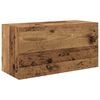 vidaXL Armoire murale de bain vieux bois 60x25x30 cm bois d'ing&eacute;nierie