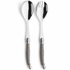 Lou Laguiole Ensemble de service de salade 2 pcs Tradition Marron