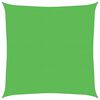 vidaXL Voile d'ombrage 160 g/m&sup2; Vert clair 6x6 m PEHD