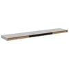 vidaXL &Eacute;tag&egrave;res murales flottantes 2 pcs gris b&eacute;ton 120x23,5x3,8cm MDF