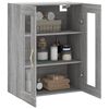 vidaXL Armoire murale sonoma gris 69,5x34x90 cm
