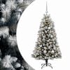 vidaXL Sapin de No&euml;l artificiel articul&eacute; avec boules 120 cm 150 LED