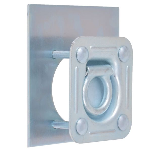 vidaXL Anneau d'arrimage pour remorque 6 pcs Acier galvanis&eacute; 2000 kg