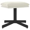 vidaXL Repose-pied Blanc cr&egrave;me 60x60x36 cm Velours