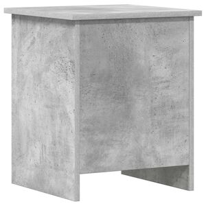 vidaXL Coffre de rangement avec stockage Gris b&eacute;ton 40 x 40 x 50 cm