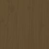 vidaXL Bureau Marron miel 110x50x75 cm Bois massif de pin