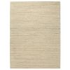 vidaXL Tapis Laine et chanvre 160 x 230 cm Naturel/Blanc