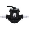 vidaXL Soupape à multi-voies pour filtre à sable ABS 1,5" 6 voies