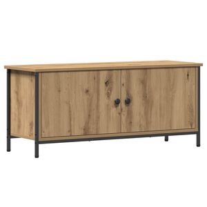 vidaXL Meuble TV 100 x 35 x 45 cm Ch&ecirc;ne artisanal Bois d'ing&eacute;nierie