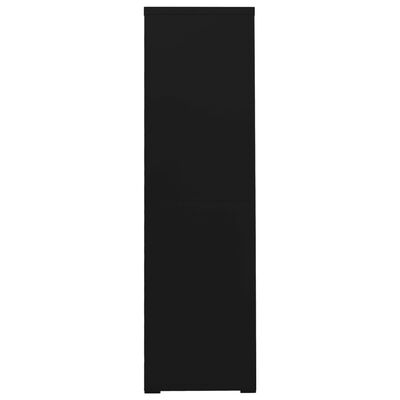 vidaXL Classeur Noir 90x46x164 cm Acier