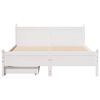 vidaXL Cadre de lit sans matelas blanc 120x190 cm bois de pin massif