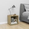 vidaXL Meuble TV ch&ecirc;ne sonoma 37x35x37 cm bois d&rsquo;ing&eacute;nierie