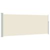 vidaXL Auvent lat&eacute;ral r&eacute;tractable 117x314 cm Blanc cass&eacute;
