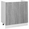 vidaXL Meuble sous-&eacute;vier "Lyon" Gris Sonoma 80 x 46 x 81,5 cm Bois d'ing&eacute;nierie
