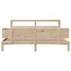 vidaXL Cadre de lit avec t&ecirc;te de lit sans matelas 180x200 cm