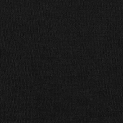 vidaXL Tête de lit à LED Noir 90x5x78/88 cm Tissu