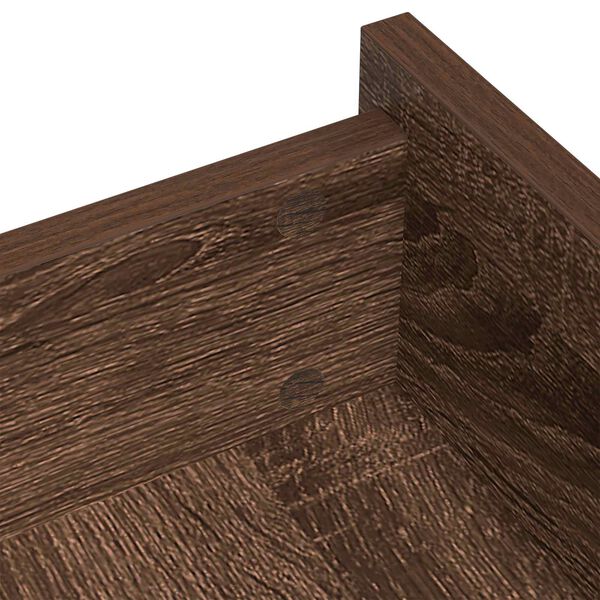 vidaXL Couverture de vis auto-adh&eacute;sive 2 pcs Ch&ecirc;ne brun &Oslash; 20 x 0,5 mm