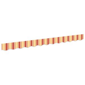 vidaXL Remplacement de lambrequin Jaune et Orange 230 x 20 cm