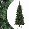 vidaXL Sapin de No&euml;l artificiel avec boules 120 cm 150 LED Blanc chaud