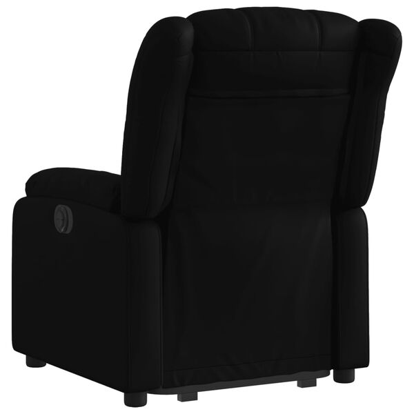 vidaXL Fauteuil inclinable &eacute;lectrique noir similicuir