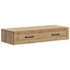 vidaXL Table d'appoint murale 87,5 x 34,5 x 17 cm Bois d'ing&eacute;nierie